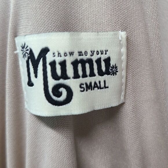 Show Me Your Mumu Kendall Maxi Dune Chiffon‎ Formal Dress Size Small - Picture 6 of 6